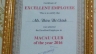 Excellent Staff of the year