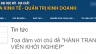 Tọa đ&agrave;m "H&Agrave;NH TRANG SINH VI&Ecirc;N KHỞI NGHIỆP"