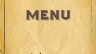 Thiết kế menu