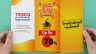Thiết kế flyer - brochure chiến dịch khuyến m&atilde;i - Tesco Supermarket