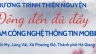 Banner cho chương tr&igrave;nh t&igrave;nh nguyện