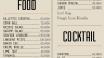drink menu
