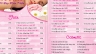 Thiết kế Menu Spa My Home