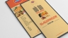 Thiết kế menu 2 mặt đồ ăn nhanh HALLOWEEN