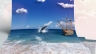 Thiết kế ảnh Manipulation - Sea In Paper 3D