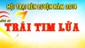thiết kế Logo tr&aacute;i tim lửa + backdrop cắm trại