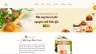 Thiết kế Landing Page Thực phẩm Mật ong
