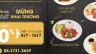 Tờ rơi Khai trương Qu&aacute;n ăn HP Food