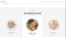 The food website design
