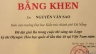 Bằng khen của bộ về thiết kế logo