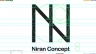 Thiết kế logo cty kiến tr&uacute;c nội thất NIRAN VIETNAM