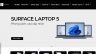 Thiết kế website cửa h&agrave;ng Laptop Surface Việt Nam