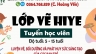 Thiết kế bảng hiệu -card visit lớp vẽ HiYe