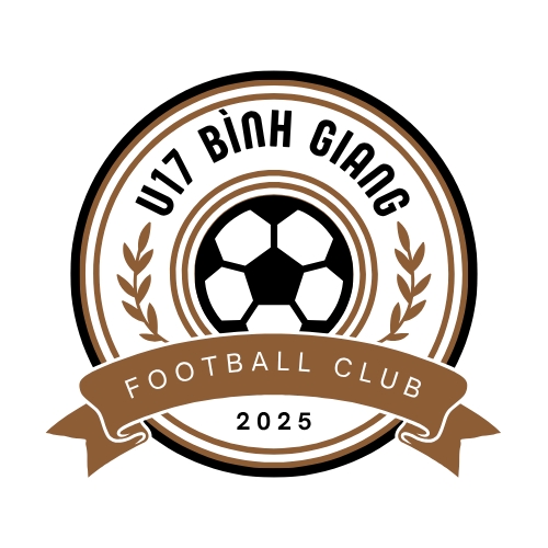 Brown Black White Modern Circle Football Club Badge Logo.png