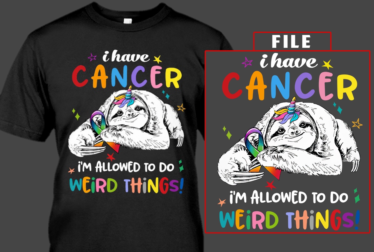 I Have Cancer - I'm Allowed To Do Weird Things - Cancer Awareness Classic T-Shirt.jpg