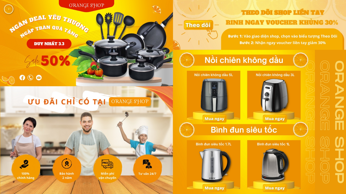 Orange shop - Thiết kế gian h&agrave;ng tr&ecirc;n Shopee.png