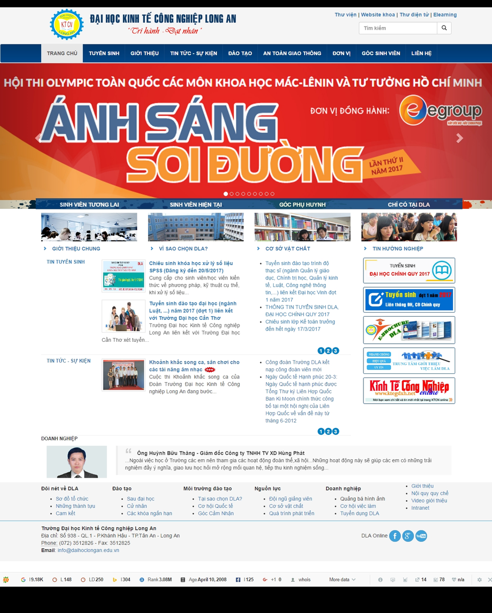 Trường Đại học Kinh tế C&ocirc;ng nghiệp Long An - DLA - Trường Đại học Kinh tế C&ocirc;ng nghiệp Long An.png