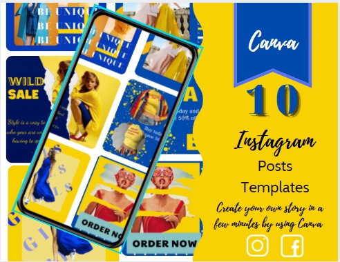 Blue Yellow Instagram Templates.PNG