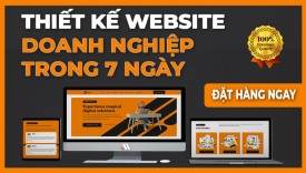 Thiết Kế Website Doanh Nghiệp - trong 7 ng&agrave;y