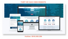 Thiết kế giao diện website - landingpage chuy&ecirc;n nghiệp v&agrave; h&agrave;i h&ograve;a