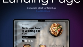 Responsive website UI/UX design, web UI or landing page UI design in Figma
