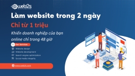 Thiết kế website giới thiệu c&ocirc;ng ty trong 2 ng&agrave;y