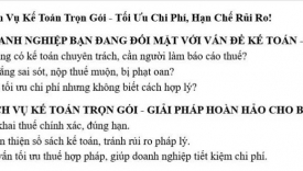 DỊCH VỤ KẾ TO&Aacute;N CHUY&Ecirc;N NGHIỆP