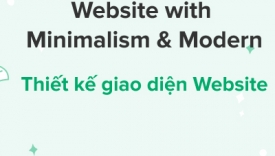 Thiết kế website phong c&aacute;ch Minimalism & Modern
