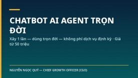 X&acirc;y dựng Chatbot AI Agent trọn đời &mdash; x&acirc;y 1 lần, d&ugrave;ng trọn đời, kh&ocirc;ng ph&iacute; dịch vụ định kỳ