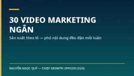 Sản xuất video marketing ngắn số lượng lớn &mdash; g&oacute;i 30 video TikTok/Reels/Shorts trọn g&oacute;i kịch bản + dựng + caption