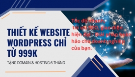 Thiết kế website wordpress chỉ 7 ng&agrave;y