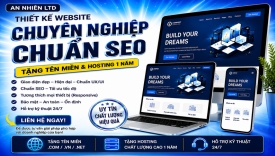 Thiết kế website chuy&ecirc;n nghiệp chuẩn SEO tặng domain hosting 1 năm