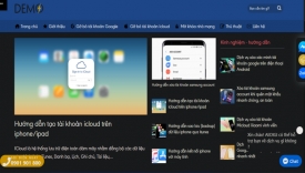 Thiết kế giao diện website Tin tức, Sự kiện