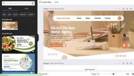 Thiết kế website, fanpage, l&ecirc;n kế hoạch, triển khai marketing online