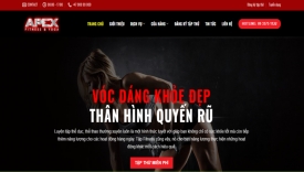 Thiết kế website ph&ograve;ng Gym
