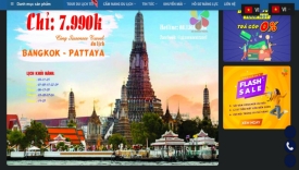 Thiết kế website b&aacute;n tour du lịch