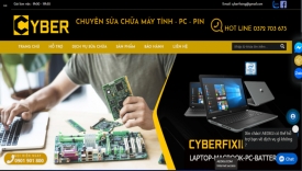 Thiết kế giao diện website sửa chữa m&aacute;y t&iacute;nh, điện thoại