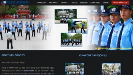 Thiết kế giao diện website c&ocirc;ng ty bảo vệ