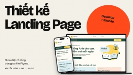 Thiết kế landing page tr&ecirc;n Figma trong 5 ng&agrave;y