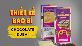 Thiết kế bao b&igrave; chocolate dubai